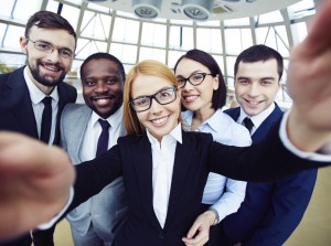 Business selfie