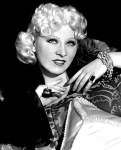 Actress Mae West